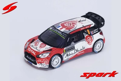 Spark S4963 1/43 Citroen Ds3 WRC N.8 5TH Monte Carlo 2016 Vettura Da Giappone - Immagine 1 di 4