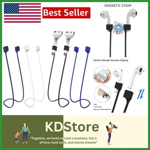 SecureFit Magnetic Silicone Earbud Strap – Durable, Colorful, and Lightweight - Picture 1 of 8