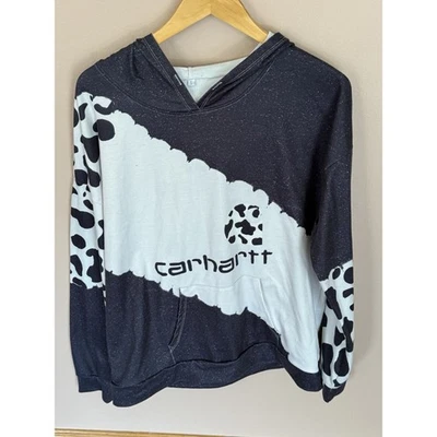 Sudadera con capucha Carhartt blanca y negra grande Foto 1 de 3