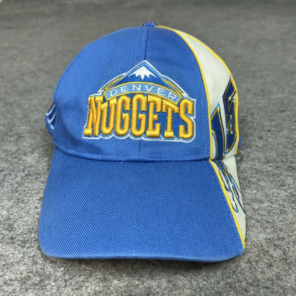 Denver Nuggets Sombrero Gorra Correa Trasera NBA Baloncesto Carmelo Anthony 15 Hombres Foto 1 de 4