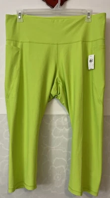 Old Navy Womens 2x Neon Green High-Rise Go-Dry Powersoft Leggings NWT! A126 - Image 1 of 4