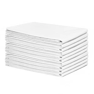 Toallas de cocina blancas de algodón orgánico - Paquete de 10 toallas de cocina blancas de secado rápido... - Imagen 1 de 5