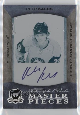 2007 Upper Deck The Cup Printing Plate Cyan 1/1 Petr Kalus #C-133 Rookie Auto RC - Image 1 of 2