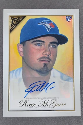 2019 Topps Gallery Reese Mcguire RC Auto #85 Toronto Blue Jays - Image 1 of 3