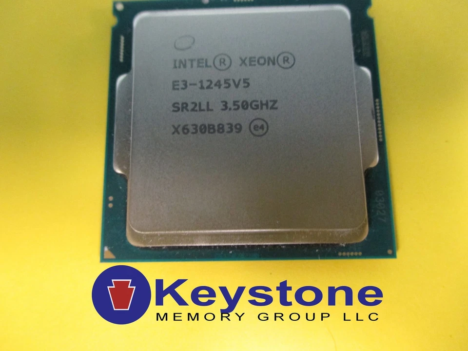 CPU Intel Xeon E3-1245 V5 cuatro núcleos 3,5 GHz LGA1151 SR2LL * km Foto 1 de 1