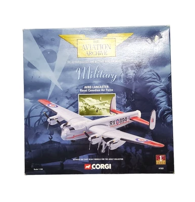 vintage 1998 1st issue corgi classics aviation archive avro lancastern metal mod - Image 1 of 2
