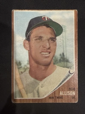 1962 Topps - Bob Allison #180 - Image 1 of 4