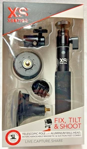 NEW XSories XSFTS3E001 Fix Tilt Shoot U-Shot Telescopic Pole Black GoPro Mount - Picture 1 of 6