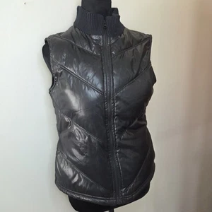 Old Navy Black Padded Gilet Vest. Zip Front. Size Small - Picture 1 of 8