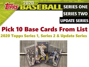 ELIGE 10 * 2020 Topps Baseball Series 1, 2 y actualización * Tú eliges 10 de la lista - Imagen 1 de 2