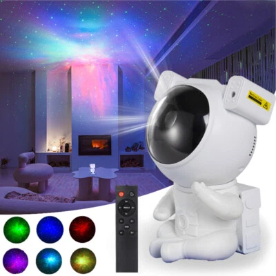 LED Astronaut Sternenhimmel Lampe Projektor Nebula Galaxy Star Nachtlicht Kinder - Bild 1 von 4