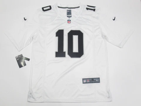 NWT Jimmy Garoppolo #10 Las Vegas Raiders Game Jersey White Cover