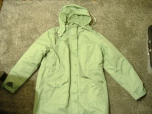 Cotton Traders "Green Dusk" Ladies Waterproof Fleece Lined Coat &hood UK Size 16 - Picture 1 of 9