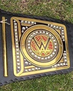 WWE Undisputed Championship Wrestling Belt 2 mm thick brass plates - Picture 1 of 7