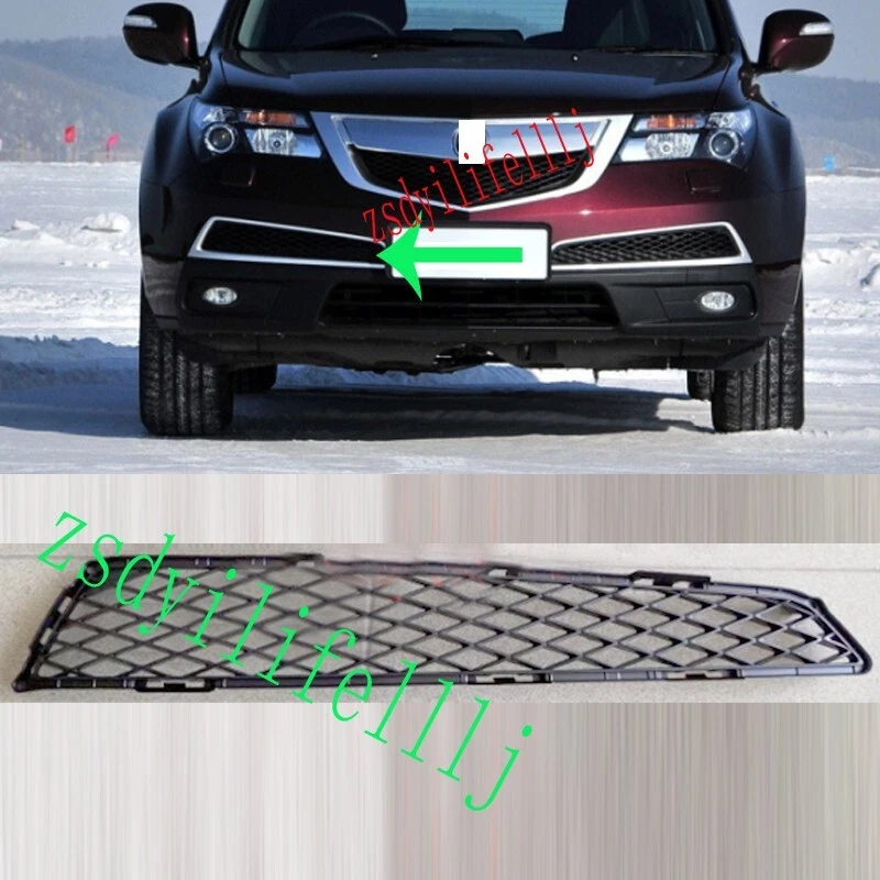 1x Capa preta grade direita para Acura MDX 2010-2013 para-choque dianteiro grade direita a - Imagem 1 de 1
