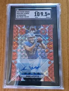 Sam Laporta 2023 Mosaic Autograph Red SGC 9.5. 178/199 - Picture 1 of 2