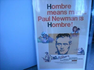 HOMBRE Paul Newman Original 1966 27x41 Poster ein Blatt - Bild 1 von 5