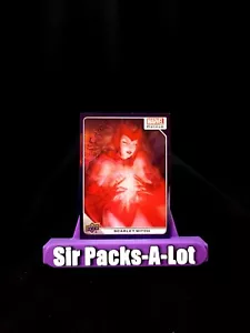 2023 Upper Deck Marvel Platinum #45 Scarlet Witch Purple Rainbow π Parallel - Picture 1 of 2