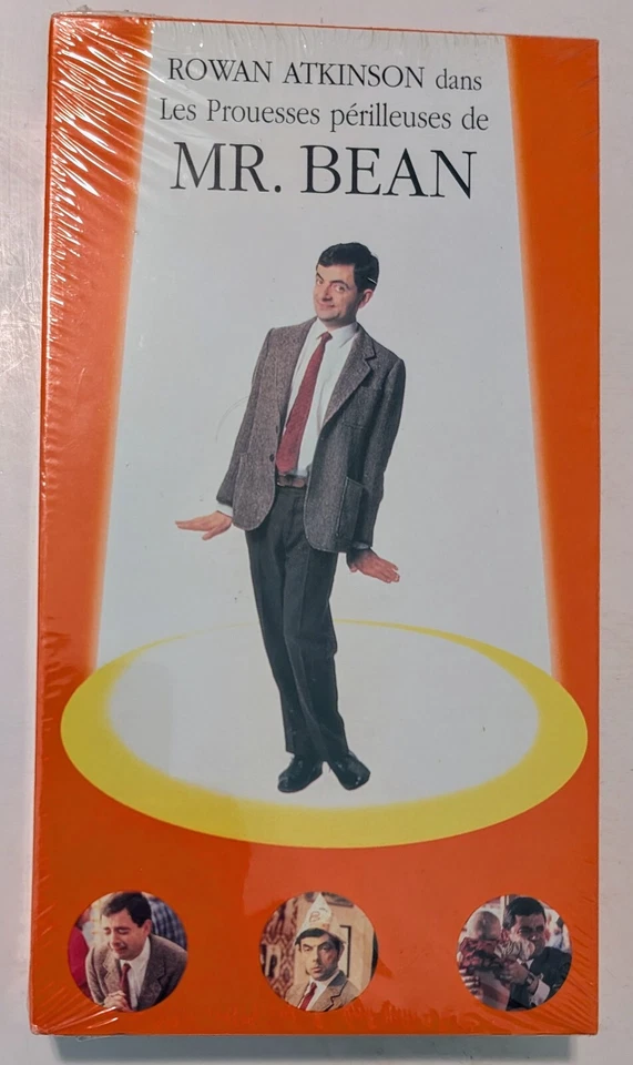 Les Prouesses perileuses de Mr. Bean VHS (1992) - NTSC - French - SEALED - Image 1 of 4