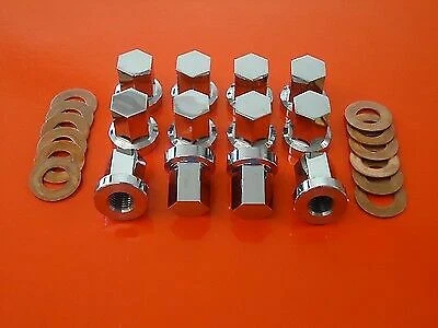Kawasaki Z900 Kz900 12 Stainless Steel Cylinder Head Nuts & Copper Washers A8-18 - Image 1 of 1