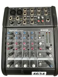 TAPCO Vintage Mackie 6306 Analogue 6-Channel Mixer No Power Supply - Picture 1 of 6