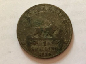 Ostafrika 1 Schilling 1924 Britische Silbermünze - Bild 1 von 2
