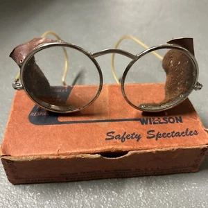DE COLECCIÓN Gafas de Seguridad Willson Modelo T1 en Caja Vapor Punk Motocicleta - Imagen 1 de 12