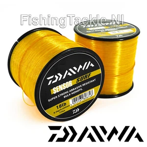 Daiwa Sensor Surf Bulk Monofil Spools Orange 15lb - 30lb Sea Fishing Line  - Picture 1 of 1