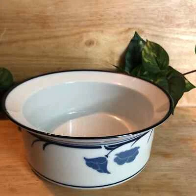 Dansk Tivoli Veggie Bowl 8" Blue and White Japan - Image 1 of 4