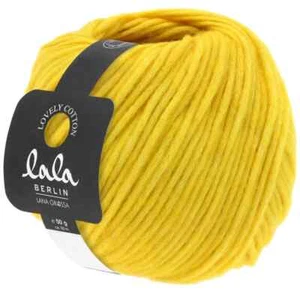 LANA GROSSA lala BERLIN LOVELY COTTON Strickgarn Wolle (15 - Gelb) - Bild 1 von 5