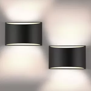 Indoor Wall Sconces | Aluminum Modern LED Wall Lights Hardwired Up and Down W... - Picture 1 of 7