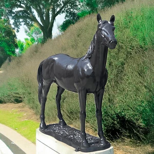 Life Size Horse or Foal Statue on Base 66 inches Tall Equestrian Sculpture - Picture 1 of 7