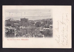 1900 vista casa de corte Milwaukee Wisconsin postal de correo privado - Imagen 1 de 1