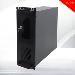 Wisząca szafka serwerowa 4U czarna do montażu 450x430x177 - Zdjęcie 1 z 16