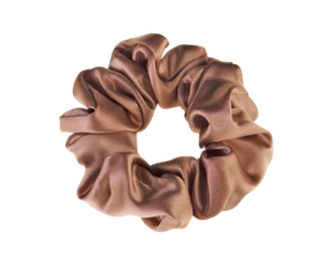 Seiden Damen Haargummi Scrunchie Gummiband  10 cm breit silk satin scrunchie - Bild 1 von 4