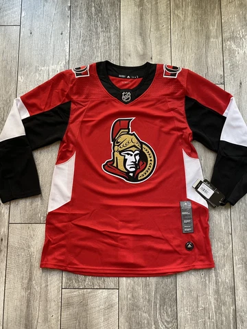 Rare New Adidas Ottawa Senators Home Authentic Pro Jersey CA7104 Size 46 252JA Cover