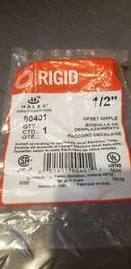 Halex 1/2" Offset Nipple New in Bag #90401 - Picture 1 of 2