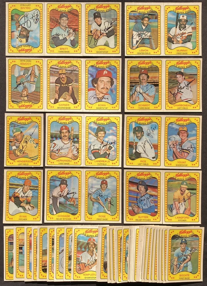 1981 Kellogg's 3-D Super Stars - Baseball Cards - Complete Your Set - You U Pick - Image 1 of 1