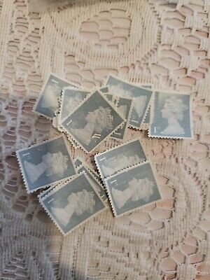 100 X 1st Class Unfranked Stamps First EXCELLENT QUALITY No Gum Stamp Off Paper • 21.81£