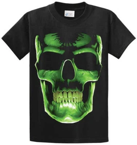 GLOW BONES Cotton Printed Tee Shirt Regular and Big and Tall Sizes  - Picture 1 of 1