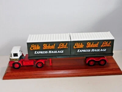 CORGI FODEN S21 ARTIC TRUCK & TRAILER EDDIE STOBART 1/50 14302 DELUXE EDITION - Image 1 of 4