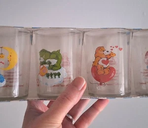 Care Bears kleine Trinkgläser x 6 NOS Vintage 80er American Greetings selten - Bild 1 von 19