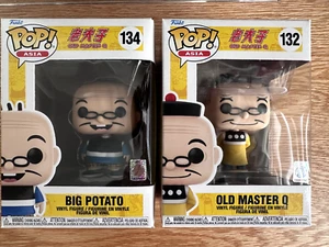 Funko Pop Pop Asia Exclusive 2 Pack Old Master Q #132 und Big Potato #134 - Bild 1 von 7