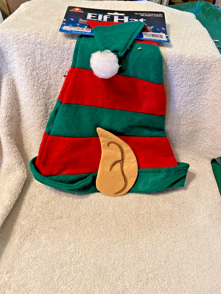 Sombrero Elfo Navidad Franela Adulto Talla Nuevo Foto 1 de 1