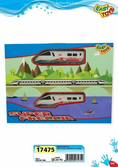 Super Freccia Trenino Treno Con Luci Giocattolo Gioco Bambini sar - Immagine 1 di 1