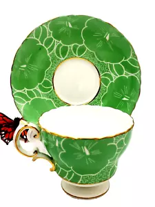 Cauldon Teacup & Saucer - Footed - Picture 1 of 11