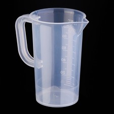 becher becker graduato polipropilene 1000ml manico plastica misurino