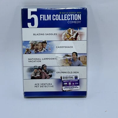 5 Film Collection Comedy DVD 2013 Blazing Saddles Caddyshack Grumpy Old Men - Image 1 of 2