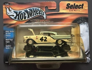Hot Wheels Select 2001 Lee Petty Nascar #42 1957 Oldsmobile Sedan 1:64 New - Picture 1 of 4