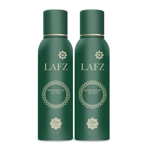 LAFZ Makhallat Al Aud Deodorant For Men Pack Of 2 Each 150 ml h428 - Picture 1 of 6